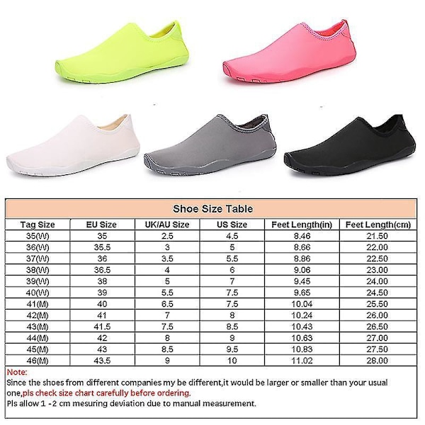 Rejs Vand Sko Hurtigtørrende Slip-On Unisex Flade Atletiske Vadesko