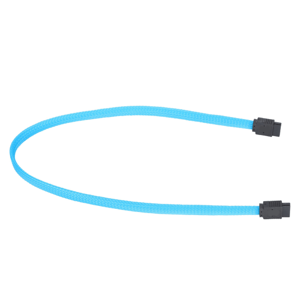 SATA-kaapeli SATA3.0 SSD 8-nastainen tiedonsiirto 6Gbps 7P klipseillä Color Net Wire Tarvikkeet Sininen (suora pää)
