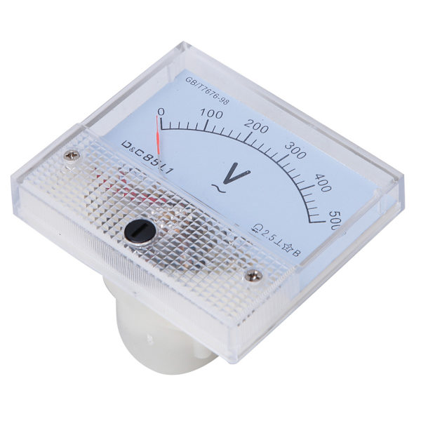 AC Pointer Voltmeter 0-500V asteikkoalue Jännitetesti Mittari Ilmaisin Paneelimittarit