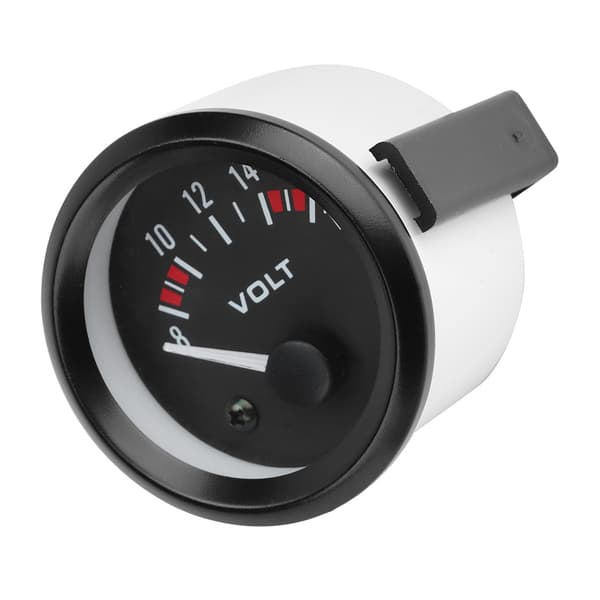 Bil Universal 12V Voltmeter 52mm/2in Spenningsmåler 8-16V BX100007