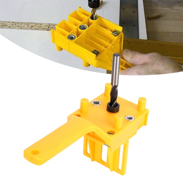 41 stk/sett ABS trebearbeidingsstansesett for dyvellommehull Jig Puncher Tool