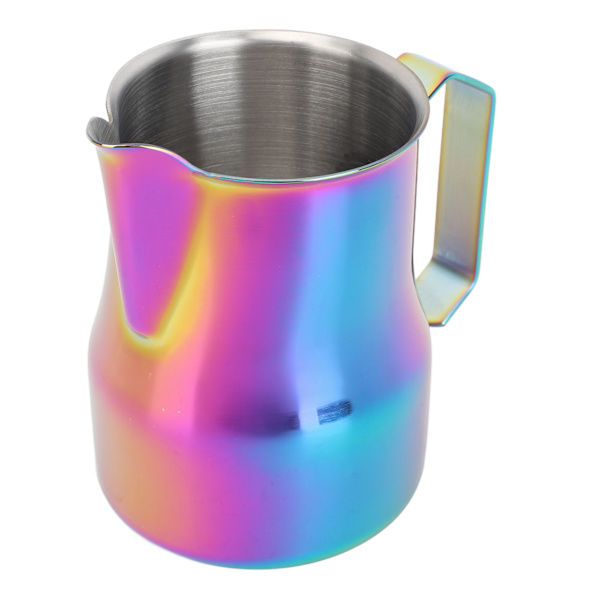 Mælkekande 450ML 304 Rustfrit Stål Skummende Kop Drypfri Kaffe Dampende Kande Farverig
