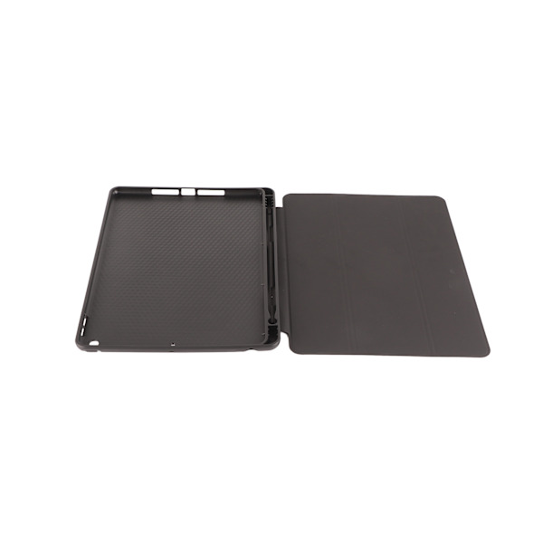 Tablet Etui Sort Auto Sleep Anti Impact Præcise Udskæringer Blyantholder Kickstand Design Etui til IOS Tablet 10,2 Tommer