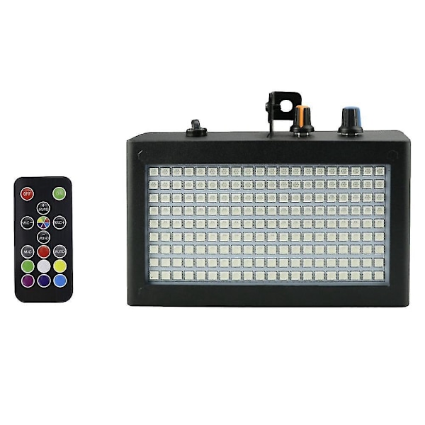 180 Leds Strobe Flash Lys Bærbar 35W Rgb Fjernbetjening Lydstyring Strobe Hastighed Justerbar kompatibel Stage-B8