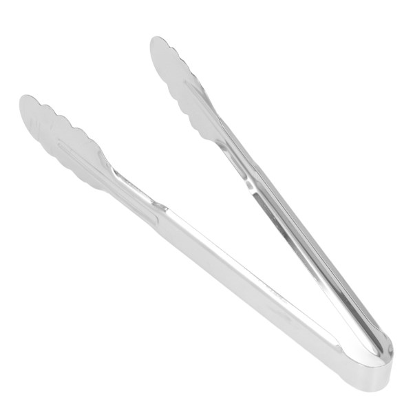 Matklämma 304 Rostfritt Stål Tjockad Flerfunktionell Grill Matlagning Klämma för Kök Camping 33,5 cm