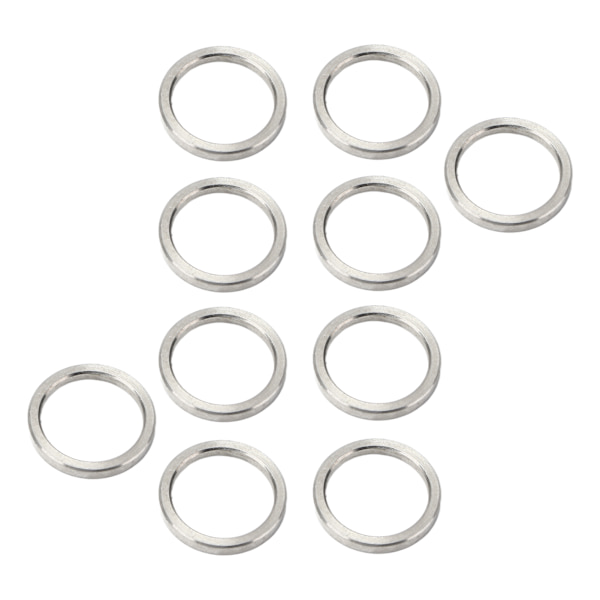 10 st Bricka mellanlägg 15 mm ytterdiameter 12 mm ID rostfritt stål set kit3515-0015-0020