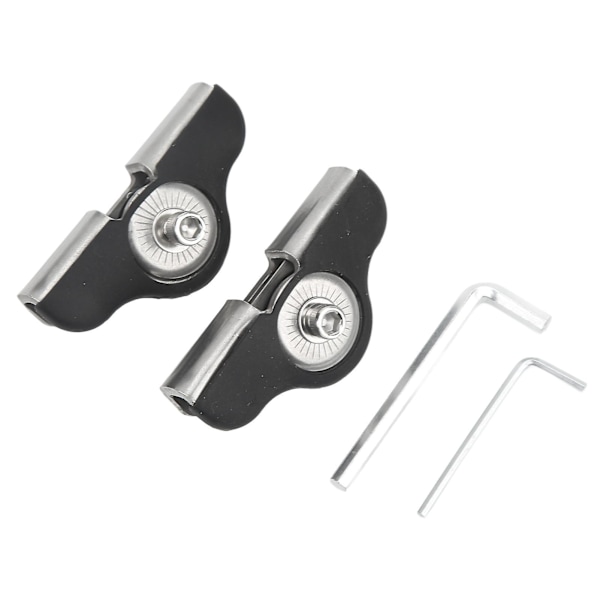 2 STK Arbeidslys Bar Monteringsbraketter Universal Rustfritt Stål LED Lys Bar Festeholder