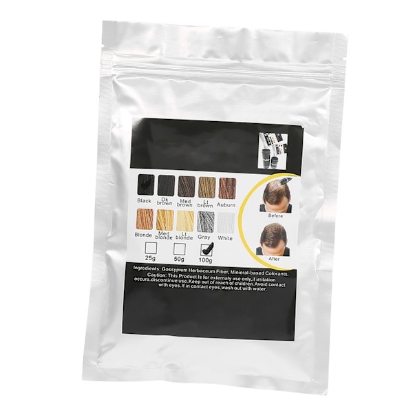 Hårbygningsfiber Hårfortykningsmiddel Hårtabsløsning Concealer Fyldigere tættere hår tilbage