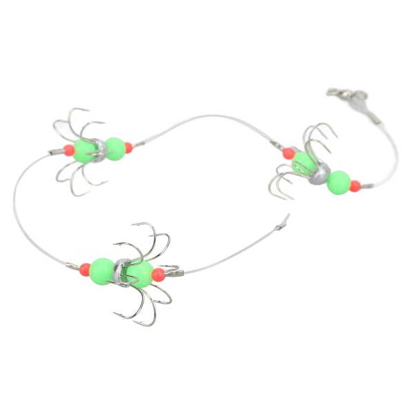 Luminous Octopus String Hook Hög Kolstål Fiske Barbed String Hook Fiske Tackle Gear