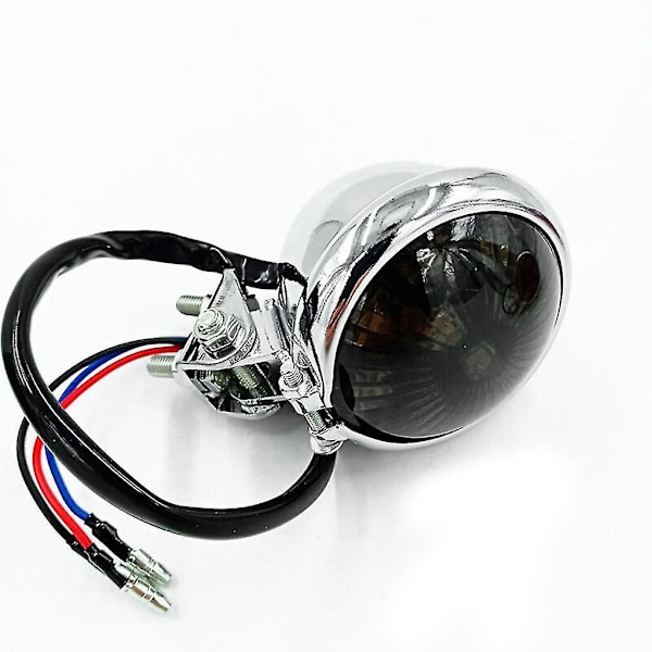 5W Motorcykel LED 12V Justerbar Cafe Racer Style Stop Bremse Baglygte - B11 Sort