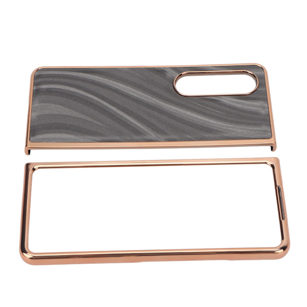 Phone case Nano galvanisering Repsäkert Galaxy Texture Folding Cover för Samsung Galaxy Z Fold 4 Grey