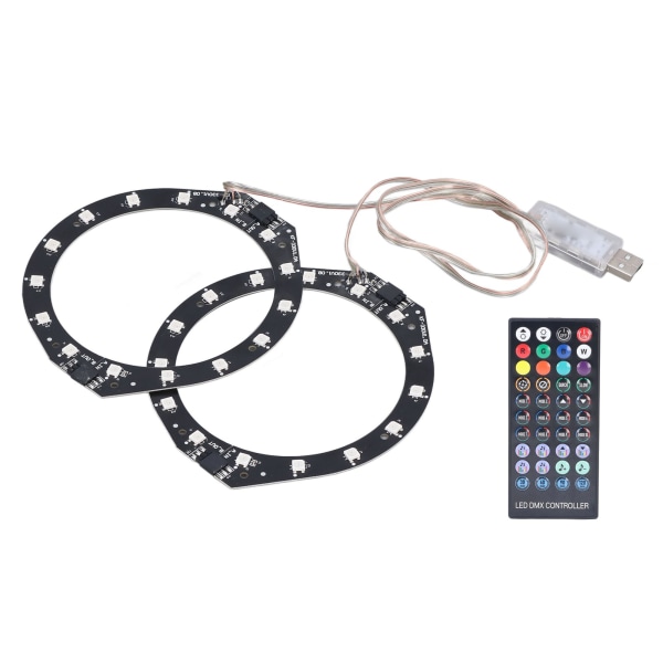 RGB-LED-valorengas Bluetooth synkronointimusiikki 400-tehosteet 8-väriset LED-nauhavalot sovellusohjauksella PS5-konsoliin