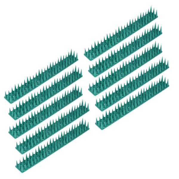 10 STK 36CM Fugleafskrækkende Spike Plastic Cat Repellent Spike Anti Theft Wall Spike til haven
