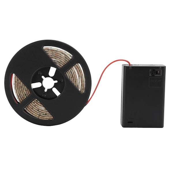 2m 120LED ljusslinga Vattentät Batteridriven Ljusremsa för Hemtrappa Garderob1663077 Varm färg