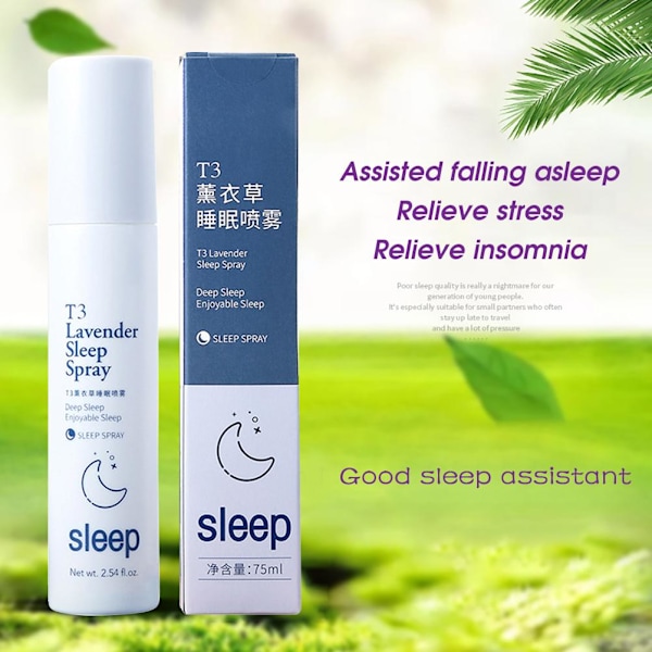 Lavendel Dyp Søvn Spray Rolig Dyp Søvn Tåke Putepray Lavendel Eteriske Oljer Insomni Terapi Søvnhjelpemidler