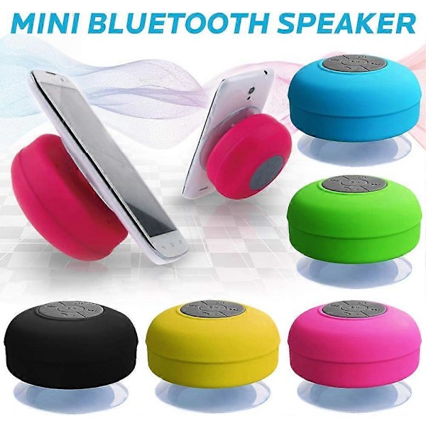 Duschhögtalare Bluetooth Vattentät Vattenresistent Handsfree Portabel Trådlös, Inbyggd Mikrofon