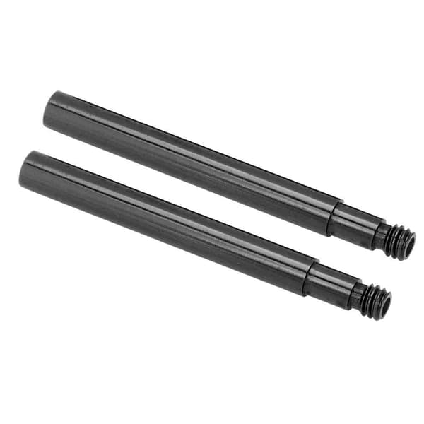 2 st 60 mm Cykel Presta Ventilförlängare Inre Däckventiler Förlängning (Svart)