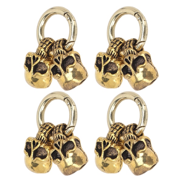 5 stk. kraniehoved snorelås DIY fremstilling retro stil lille kompakt legering materiale armbånd spænde til smykker