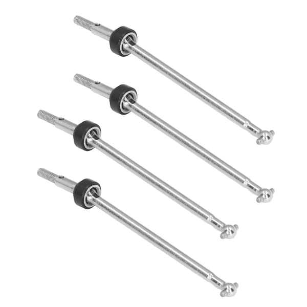 4 stk. RC Front CVD Drivaksel til Wltoys 1/10 RC Bil Glat Kørsel Rustbeskyttelse Stål RC Drivaksel