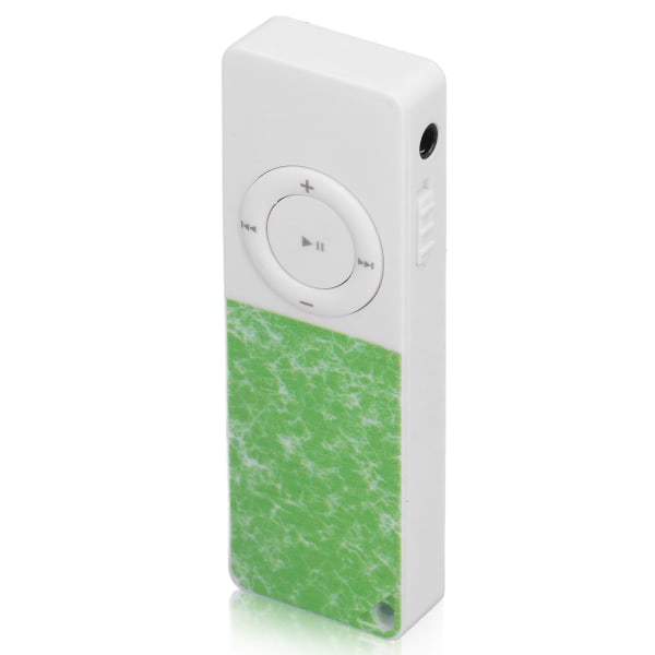 MP3-afspiller Slank Klassisk Multifunktion HiFi Lossless Sound Musikafspiller understøtter op til 64 GB Grøn