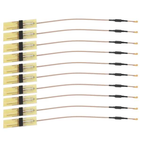 10st IPX-antenn 2.4G trådlös Mini PCI PCI-E WiFi Bluetooth Inbyggd signalöverföring (17cm)