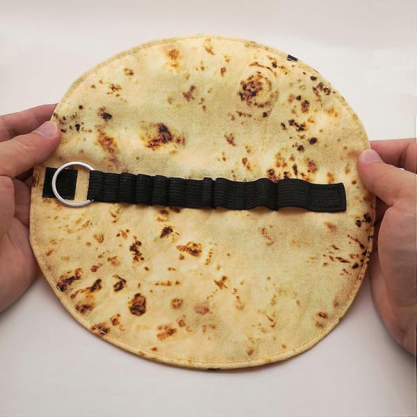 Tortilla Pencil Case, Burrito Pencil Case, Taco Pencil Case, Pencil Case Roll Bag for Pens, Pencils