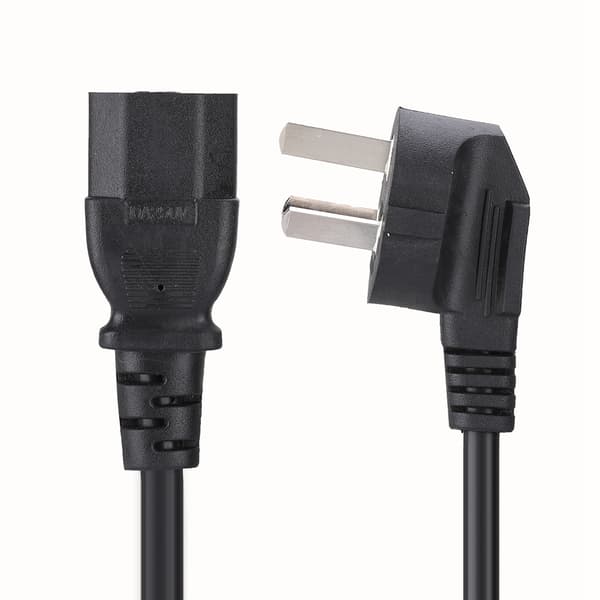 1,5M 3-hulls 3-pin strømkabeladapter veggplugg lader AC strømledning (AU-plugg)
