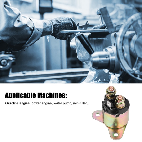 Benzinmotor Generator Relæ Udskiftning til 173F/GX240/177F/GX270/188F/190F/GX390/GX420
