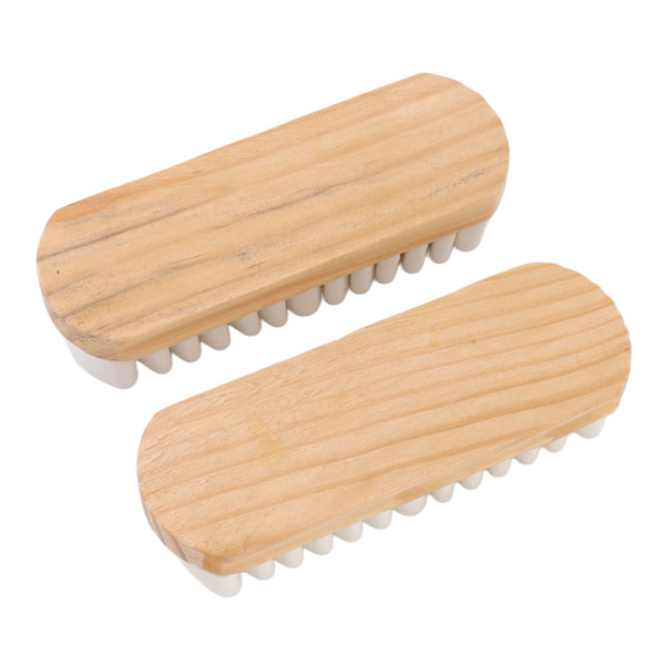 2 PCS Snø Støvler Semsket Børste Sko Rengjøring Crepe Børste Semsket Matt Sko Skrubber Rengjøring