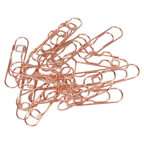 20 kpl Iron kynäpidikkeet Rose Gold kynäpidikepidikkeet Pienet kannettavat kynäpidikkeet paperitavaroihin toimistoasiakirjoihin