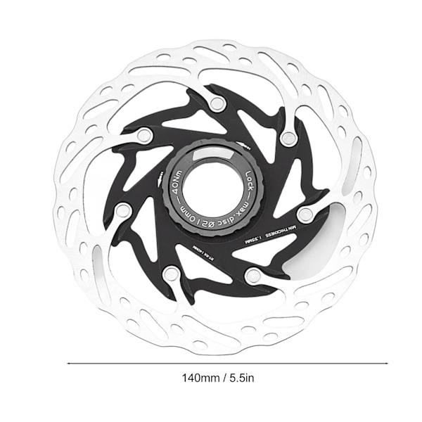 140mm Cykelskivbromsskiva Cykelskivbromsskiva med 7 bultar för landsvägscykel