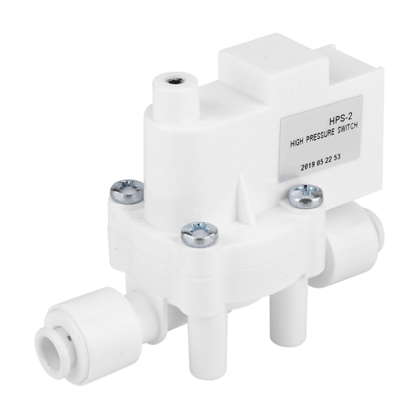 1/4" DC 24V högtrycksbrytare för pump RO-vattenmontörer Tank för omvänd osmos 0,25 MPa Action