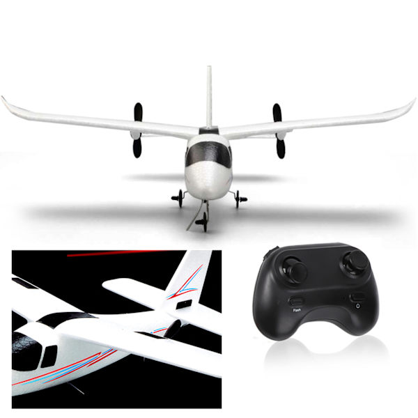 DIY fastvinget flymodell glider fallbestandig fjernkontroll fly RC fly (uten LED)