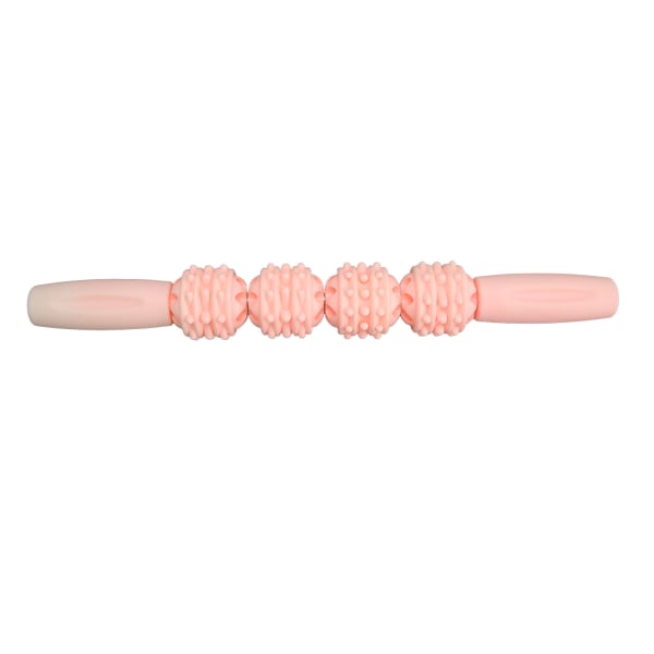 Muscle Roller Stick Handhållen Trigger Point Body Therapy Roller Stick för att minska ömhet Rosa