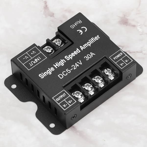 DC5-24V 30A enfärgad LED-signalförstärkare för ljusremsa RGB LED-kontroller