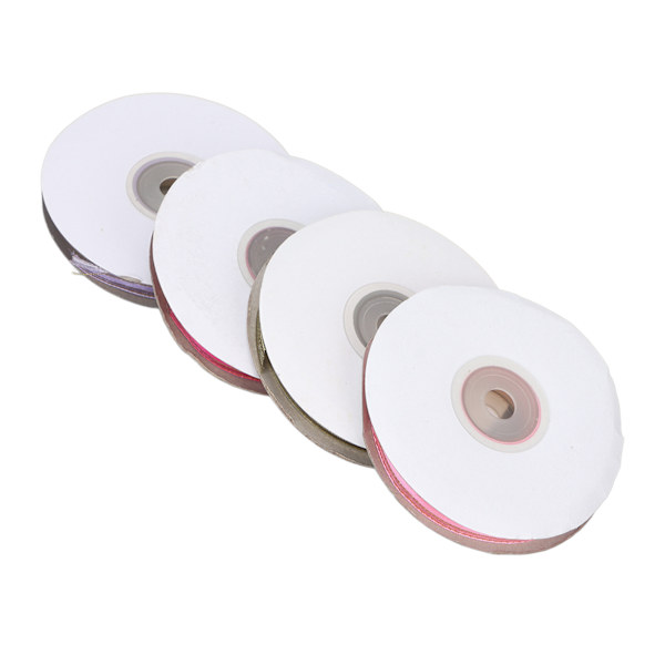 4 st transparenta chiffongband i polyester som inte bleknar, satinband för presentaskar, 9 mm