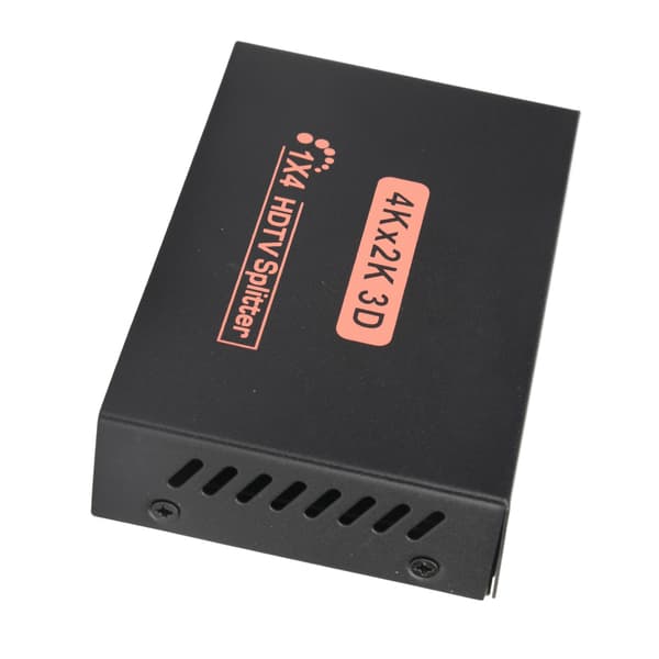 HD Multimedia Interface Splitter 1 inn 4 ut 4K Video Audio Distributor Speiladapter 100-240V US-plugg