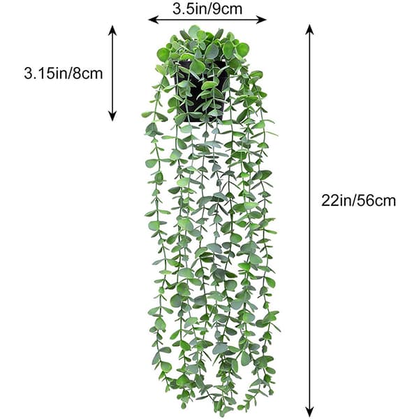 Artificial Eucalyptus, Artificial Hanging Potted Plant, Artificial