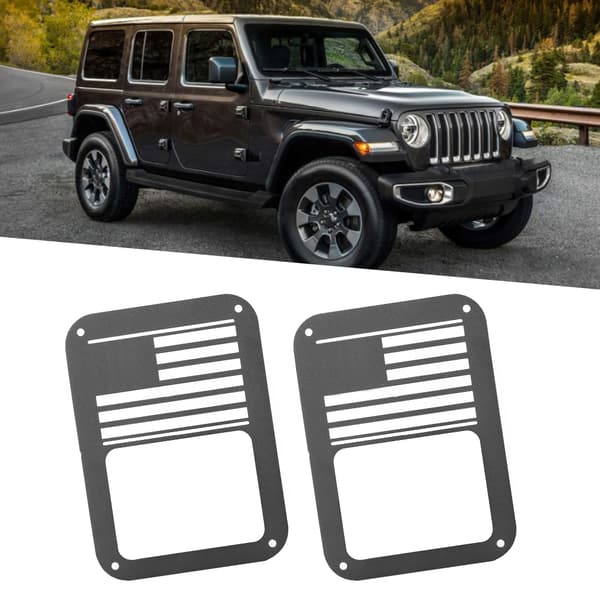 Bilbaklyktdeksel Flat Guard Hul Bremselysbrakett Passer til Jeep Wrangler