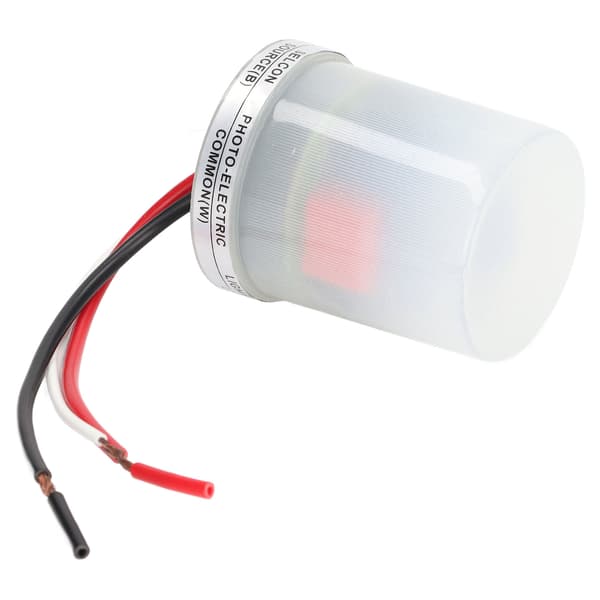Gatelys Fotokontroll Automatisk 3-ledningssystem Bred Anvendelse Utendørs Lys Kontrollsensor AC 150‑260V