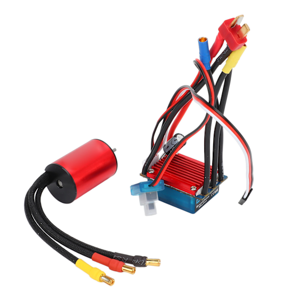 Brushless Motor ESC Kit 4800KV Brushless Motor 25A Brushless ESC for 1/16 for 1/18 RC Car