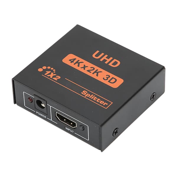 HD Multimedia Interface Splitter 1 in 2 ut Stöd 4K vid 30Hz 3D HD Multimedia Interface Switcher US-kontakt 100‑240V