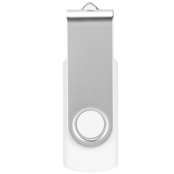 USB Flash Drive Candy White Rotatable Portable Storage Memory Stick for PC Tablet 8GB