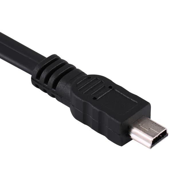 180cm Bil OBDII OBD2 EOBD 16pin Diagnostisk Förlängningsadapter till Mini USB-kabel