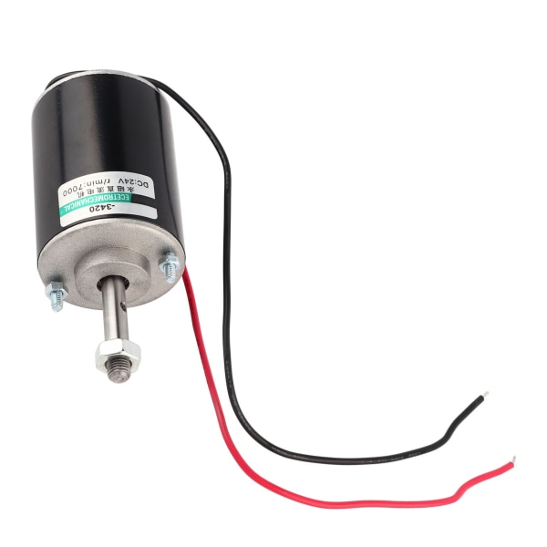 Jævnstrømsmotor Permanent Magnet Højhastighed Lavstøj CW CCW Mini Børstede elektriske motorer 30W24V 7000RPM