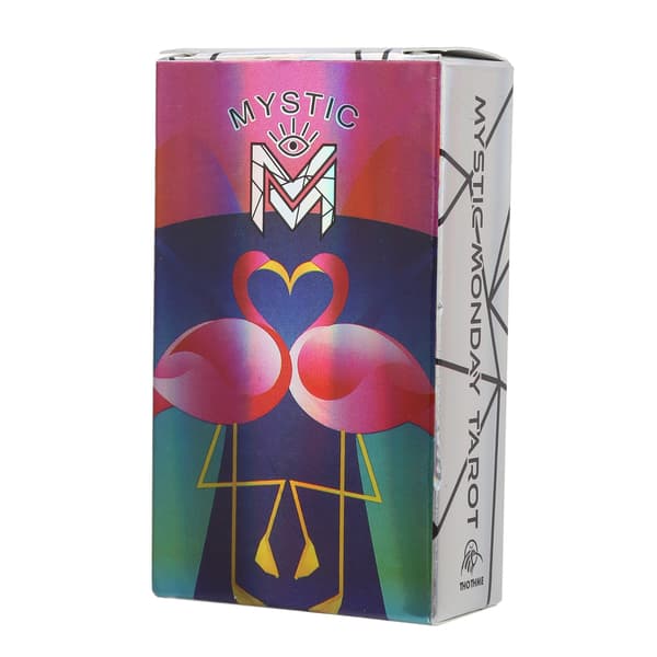 Mystic Monday Tarotkort Hologram Papper Engelsk Version Ödesdivination Brädspel