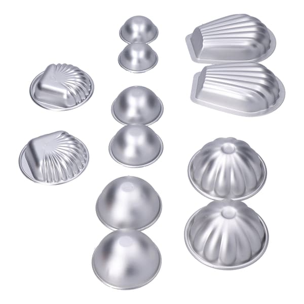 DIY badesaltkuleform husholdningsbærbar aluminiumslegering mousse kake bakeformsett#2