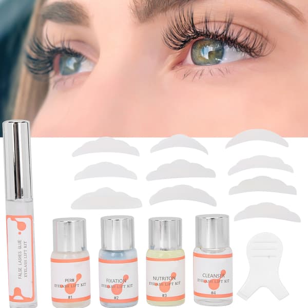 25 ml øyenvippe-permanent-sett, mildt, langvarig øyenvippe-krølle- og permanent-verktøysett for salong