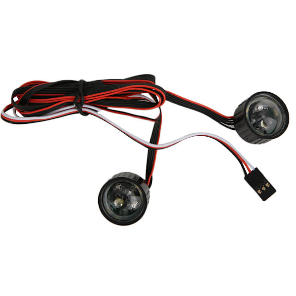 Ajovalot LED-valon osien lisävaruste sopii Wrangler 313 SCX10 90046 1/10 RC Car Vihreä Keltainen