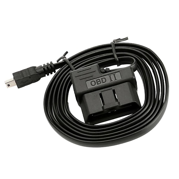 2 x OBD II OBD 2 7-nastainen Mini USB -liitäntäkaapeli auton HUD-tuulilasinäytölle